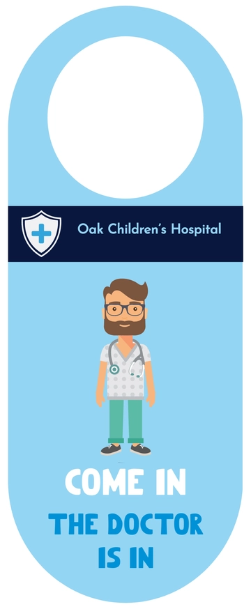 Free Hospital Door Hanger Template to Edit Online