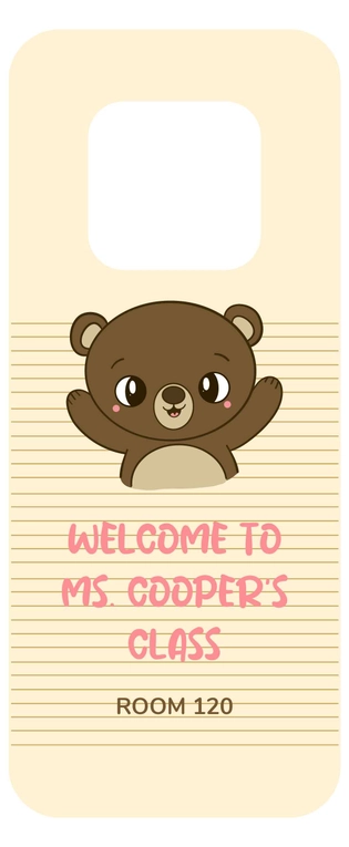 Teacher Door Hanger