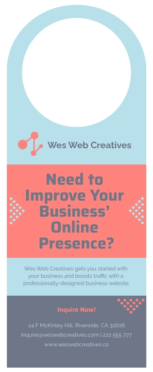 Advertising Door Hanger