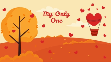 Free Fall In Love Wallpaper Template to Edit Online