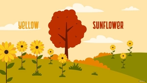 Fall Sunflower Wallpaper