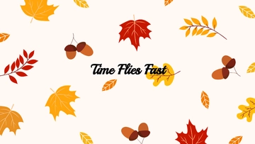 Free Fall Time Wallpaper Template to Edit Online