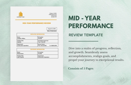 Mid-year Performance Review Template