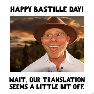 Cartoon Bastille Day Meme