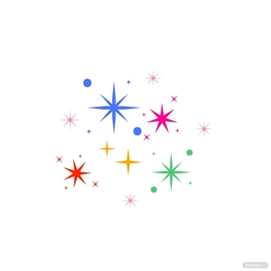 Colorful Sparkle Clipart