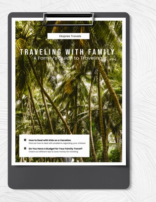 Travel Guide eBook Template Travel Guide eBook Template