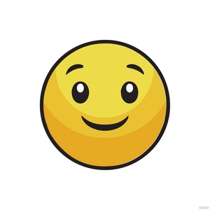 Cartoon Yellow Smiley Clipart
