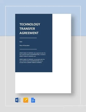 Technology Transfer Agreement Template Technology Transfer Agreement Template