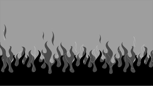 Black Fire Background