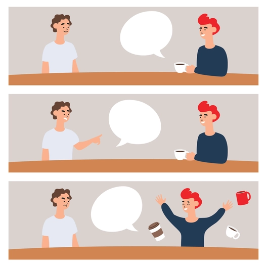 Banner Comic Strip Template