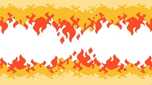 Fire Clear Background