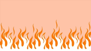 Orange Fire Background