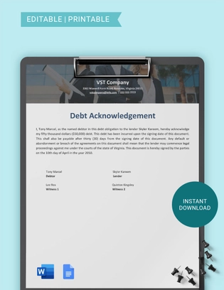 Virginia IOU Template