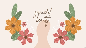 Flower Wall Wallpaper