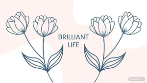 Flower Drawing Wallpaper