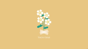 Minimalist Flower Wallpaper