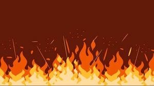 Blazing Fire Background