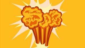 Fire Explosion Background