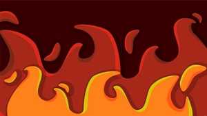 3D Fire Background