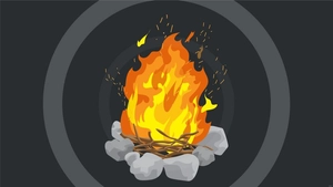 Fire Pit Background