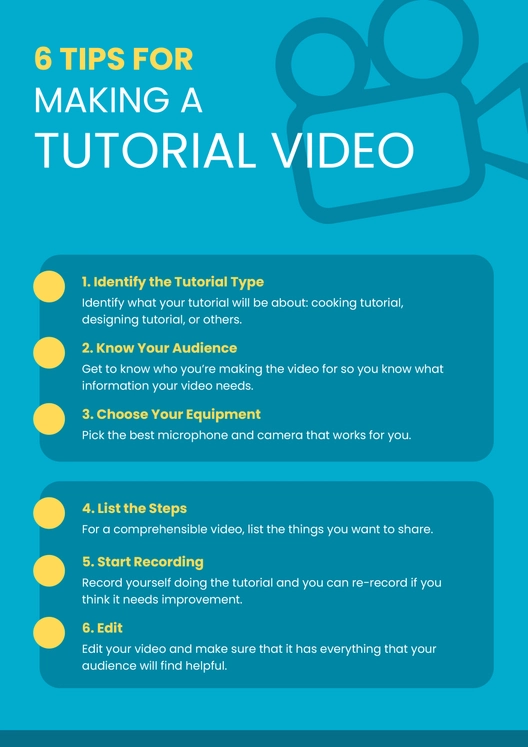 Tutorials Infographic Template
