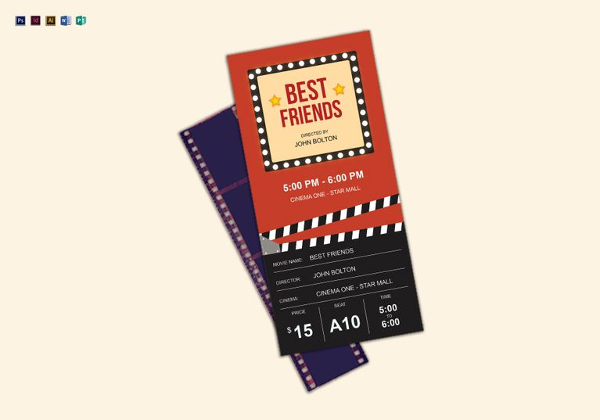 movie ticket template