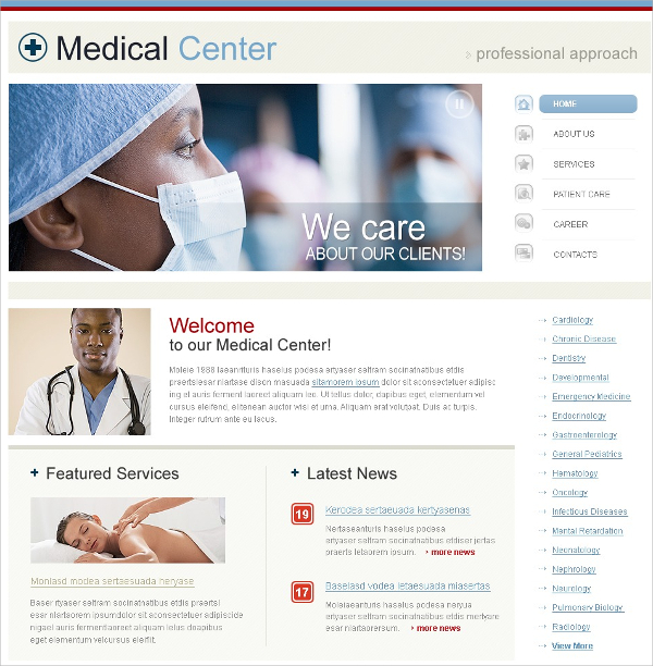 medical center swish template 35
