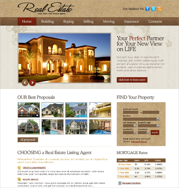 real estate agency swish template 36