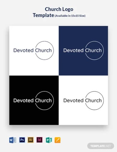church logo template