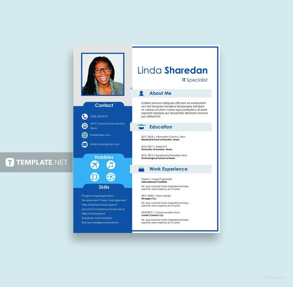 free-it-professional-resume-template