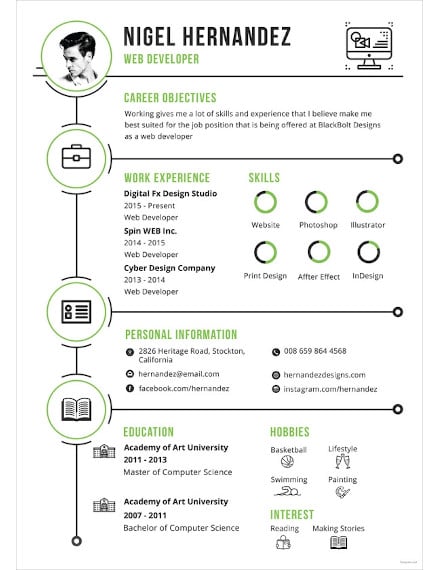 minimalist-infographic-resume-template-