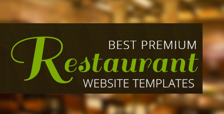 best premium restaurant website template