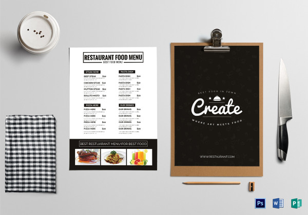 Restaurant Menu Template - 53+ Free PSD, AI, Vector EPS ...