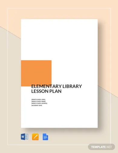 elementary-library-lesson-plan-template