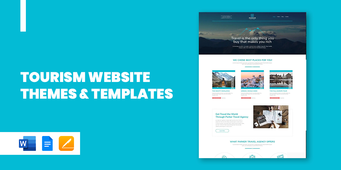 download free tour website templates