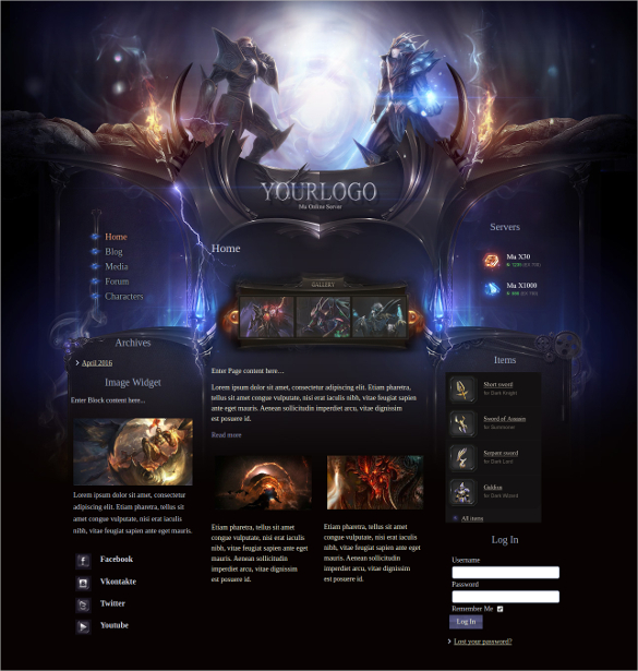 Gamic – Game Template