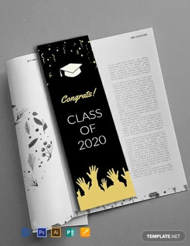 free graduation bookmark template