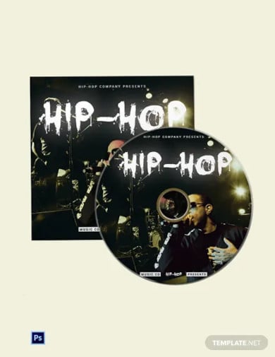 hip hop cd cover template