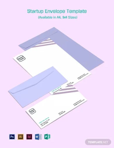 startup envelope template