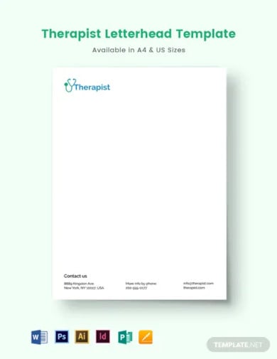 therapy letterhead template