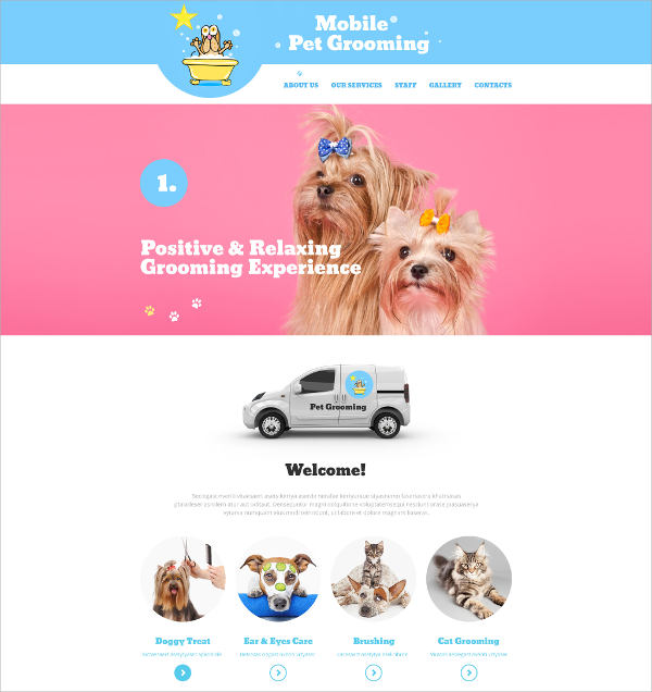 pet grooming websites