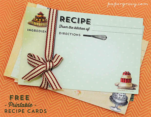 Download 24+ Free Recipe Card, Page & Book Templates | Free & Premium Templates