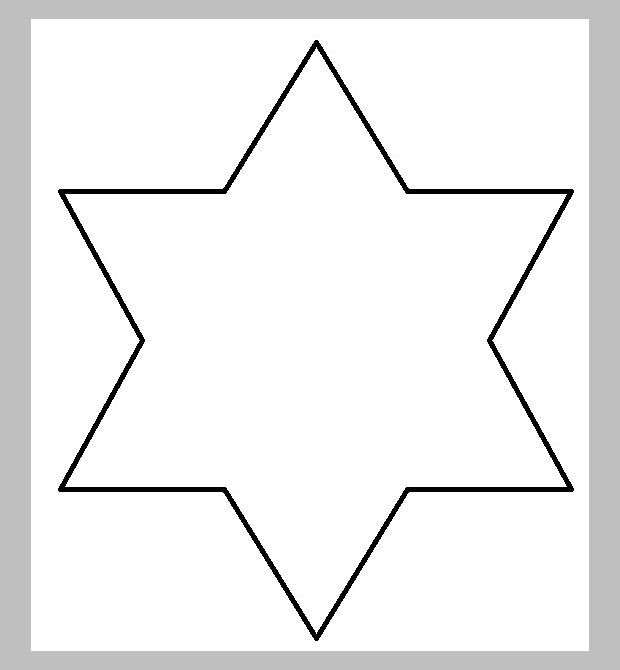 Customized Star Stencil Shapes