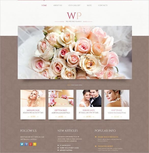 22+ Wedding Website Themes & Templates Free & Premium Templates