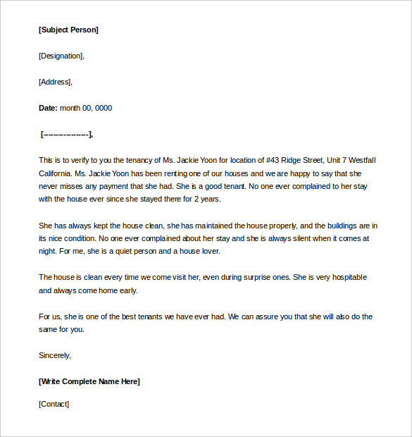 free download promotion refrence letter tempalte ms word