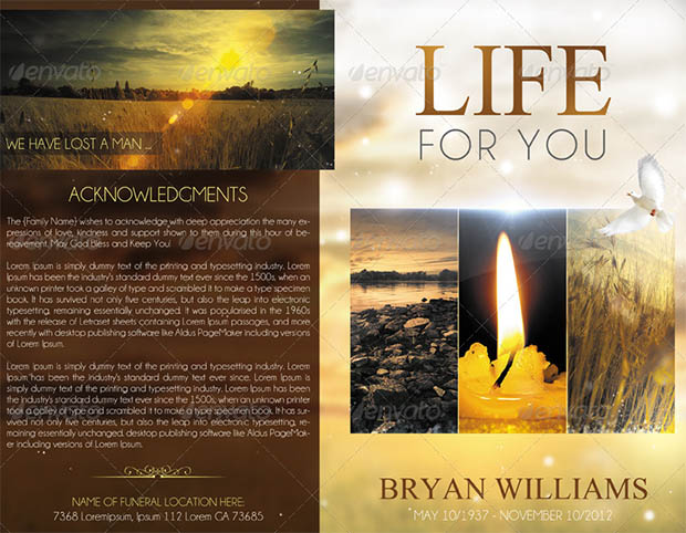 25 Funeral Program Templates Word PSD Google Docs Apple Pages 