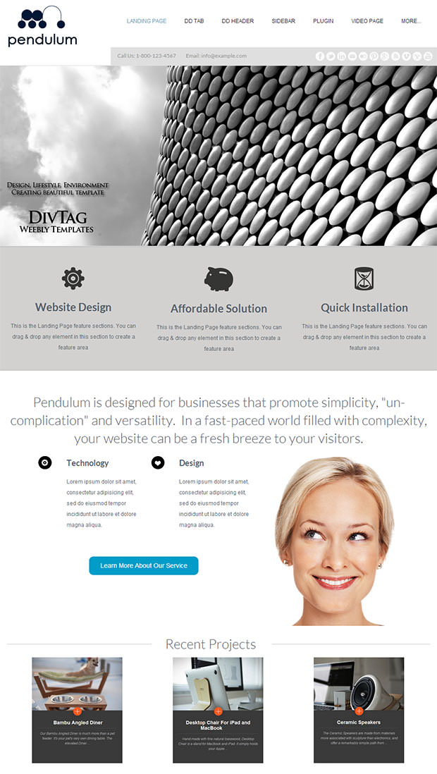 27+ Free Weebly Themes & Templates