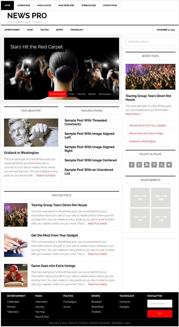 20+ Best Premium News Website Templates