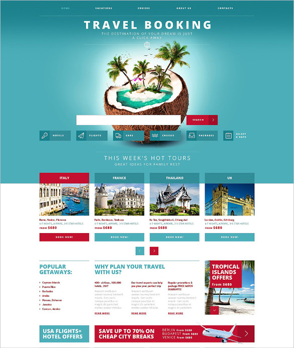 Best Premium Travel Agency Templates Top Free Themes For Travel