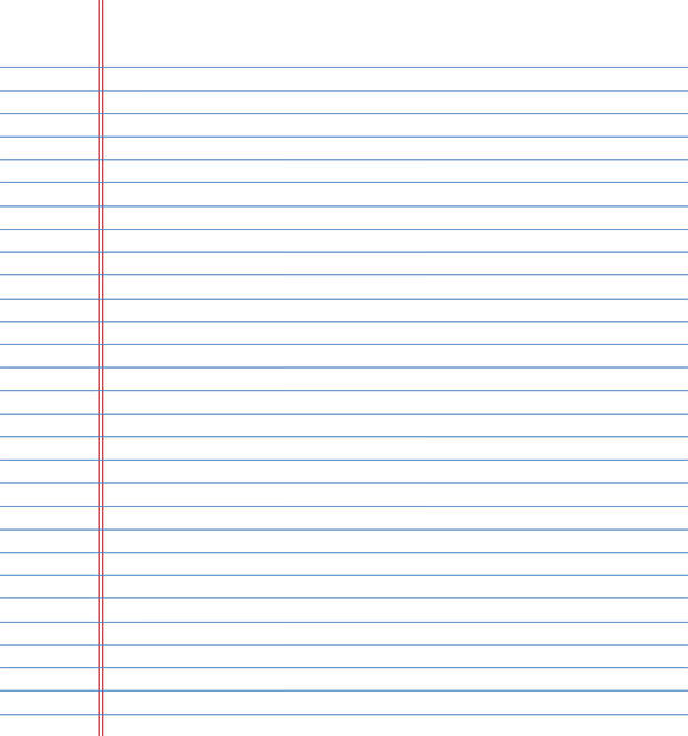 Lined Paper Template